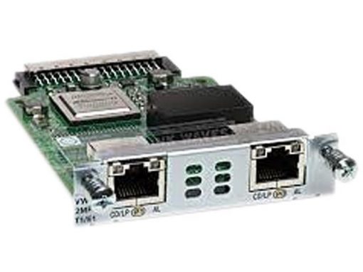 Cisco Third-Generation 2-Port T1/E1 Multiflex Trunk Voice/WAN Interface Card - expansion module