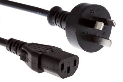 IEC power cord to C14 plug
