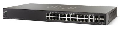 SG500-28P 28-port Gigabit POE Stackable Managed Switch