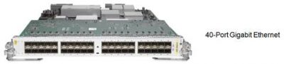 40-Port GE Extended Line Card, Requires SFPs