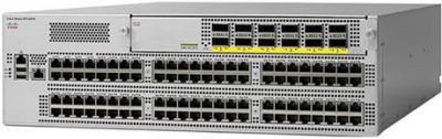 Cisco Nexus 93128TX Switch, 96 x 100M/1/10GBASE-T and up to 8 x 40-Gbps QSFP+ ports