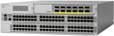 N9K-C93128TX Cisco Nexus 93128TX Switch, 96 x 100M/1/10GBASE-T and up to 8 x 40-Gbps QSFP+ ports