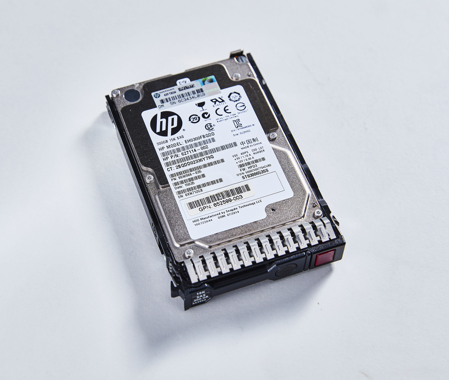 627114-002 | HP 300GB 6G 15K 2.5 DP HS SAS HDD - Touchpoint Technology