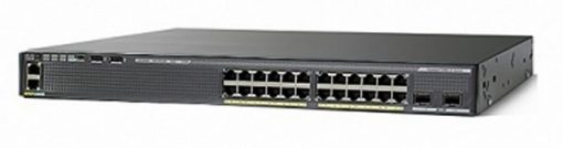 Cisco Catalyst 2960XR-24TD-I, 24 Port (non PoE), 2 SFP+ Uplinks, 250 W AC Switch