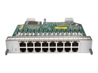 16 Port Channelized T1, Channelized E1 (down to DS0) MIC, RJ48 Connector, ACX, Supported on Fortius-M only