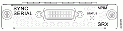 RoHS compliant 1 port T1E1, MPIM form factor supported on SRX300 and SRX550