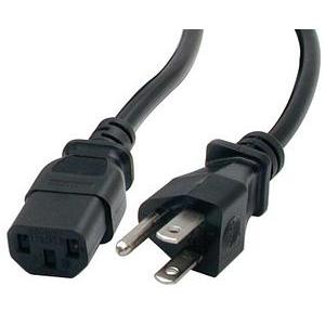 2.8m, 13A/120V, C13 to NEMA 5-15P (US) Line Cord