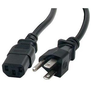 00NC549 2.8m, 13A/125V, C13 to NEMA 5-15P (US) Line Cord