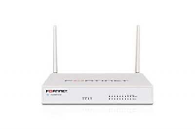 FortiWiFi 61E w/ 10 x GE RJ45 ports (including 2 x WAN Ports, 1 x DMZ Port, 7 x Internal Ports), Wireless (802.11a/b/g/n/ac), 128GB SSD onboard storage. Max managed FortiAPs (Total / Tunnel) 10 / 5