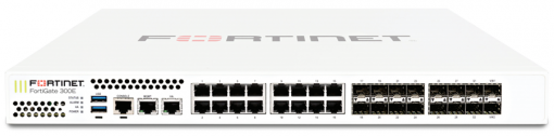 FortiGate-300E Hardware plus 3 Year 24x7 FortiCare and FortiGuard Unified (UTM) Protection