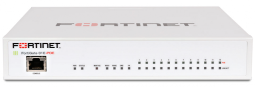 FortiGate-80E-POE Hardware plus 1 Year 24x7 FortiCare and FortiGuard Unified (UTM) Protection