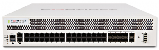 FortiGate-2500E Hardware plus 1 Year 24x7 FortiCare and FortiGuard Unified (UTM) Protection