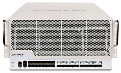 FG-3980E FortiGate 3980E w/ 10x 100GE QSFP28 slots and 16x 10GE SFP+ slots, 2 x GE RJ45 Management Ports, SPU NP6 and CP9 hardware accelerated, and 3 AC power supplies