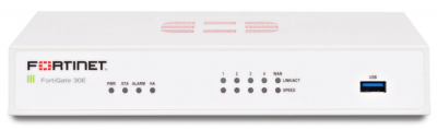 FortiGate-30E Hardware plus 5 Year 24x7 FortiCare and FortiGuard Unified (UTM) Protection