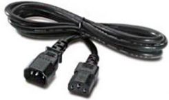 47C2488 2.5m, 10A/100-250V, 2 Long C13s to Short C14 Rack Power Cable