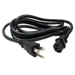 Power Cable - C13 / NEMA 5-15P 14ft