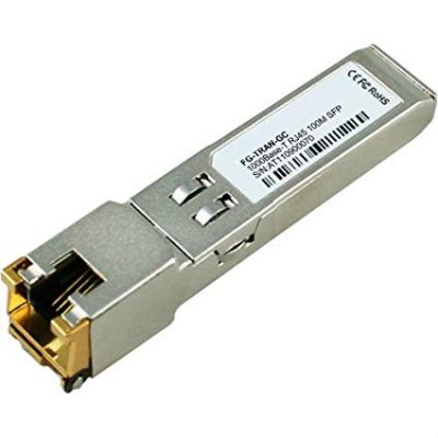 Fortinet 1GE SFP RJ45 transceiver module for FortiSwitch D Series with SFP and SFP/SFP+ slots