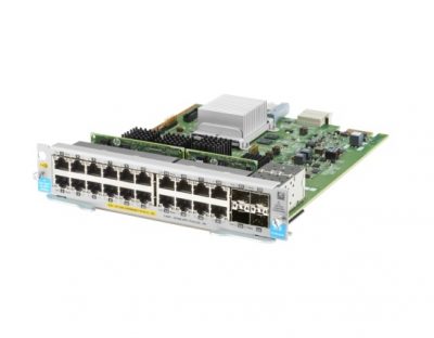 Aruba 20-port 10/100/1000BASE-T PoE+ / 4-port 1G/10GBE SFP+ MACsec v3 zl2 Module