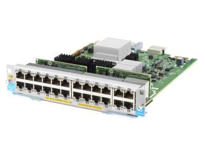 Aruba 20-port 10/100/1000BASE-T PoE+ / 4-port 1/2.5/5/GBASE-T PoE+ MACsec v3 zl2 Module