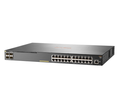 Aruba 2930F 24G PoE+ 4SFP Switch, 24 x GIG PoE+ Ports, 4 x SFP Ports, Lite Layer 3, Limited Lifetime Warranty