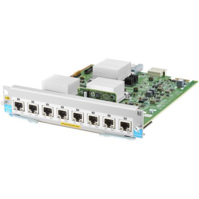 Aruba 8-port 1/2.5/5/10GBASE-T PoE+ MACsec v3 zl2 Module