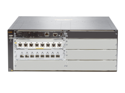 Aruba 5406R 8XGT PoE+ / v3 zl2 Switch Includes 8-Port PoE+ zl2 & 8P 10GbE SFP+ Modules, No Power Supply Unit