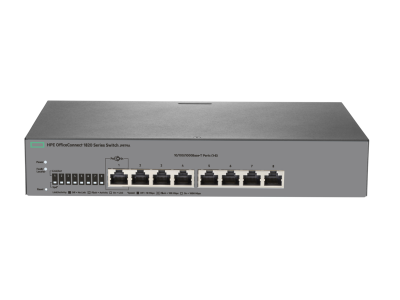 HPE 1820 8G Switch, 8 x GIG Ports, Layer 2, Web-Managed, Limited Lifetime Warranty