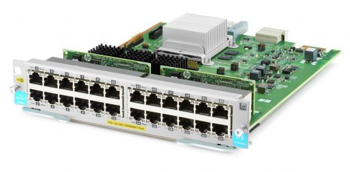 Aruba 24-port 10/100/1000BASE-T PoE+ MACsec v3 zl2 Module