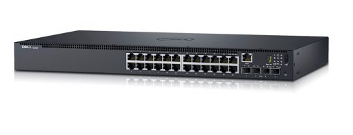 Dell EMC Networking Switch N1524, Layer 2, 24 x 1GbE, 2 x 10GbE SFP+ Fixed Port