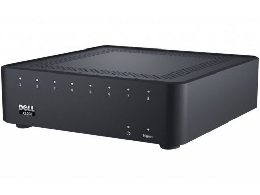 210-AEIQ Dell Networking X1008 Smart Web Managed Switch, 8 x 1GbE Ports AC or PoE Powered