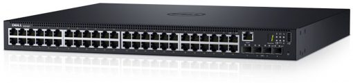 Dell EMC Switch N1548P, 48 x  PoE+ 1GbE + 4 x 10GbE SFP+ Fixed Ports Stacking IO to PSU Airflow AC