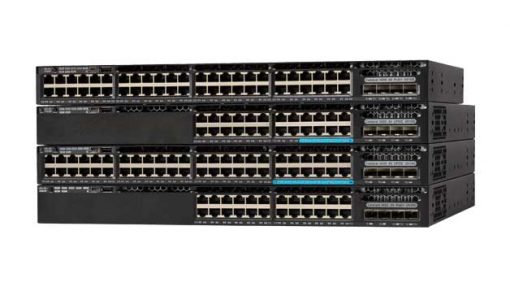 Cisco Catalyst 3650 Switch, 48 x 10/100/1000 Ethernet PoE+, 2 x 10G Uplink Ports, 1025WAC Power Supply, 1 RU, IP Base Feature Set