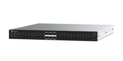 Dell EMC S4148T-ON Switch, 1U, 48 x 10GBase-T, 4 x 100GbE QSFP28, 2 x QSFP+, IO to PSU, 2 x PSU OS10