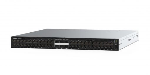 Dell EMC S4148T-ON Switch, 1U, 48 x 10GBase-T, 4 x 100GbE QSFP28, 2 x QSFP+, IO to PSU, 2 x PSU OS10