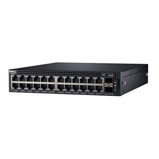 Dell Networking X1026 Smart Web Managed Switch, 24 x 1GbE and 2 x 1GbE SFP ports