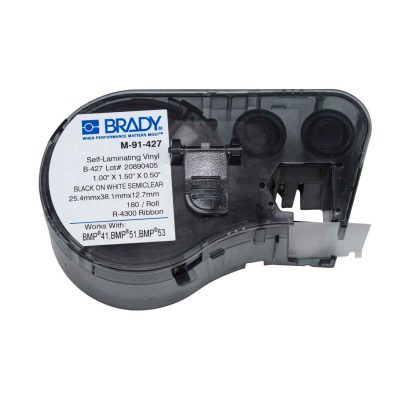 Self Laminating Labels 25.4 x 38.1mm. M-91-427