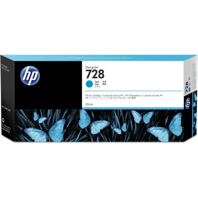 HP INK CARTRIDGE No 728 Cyan 300ml
