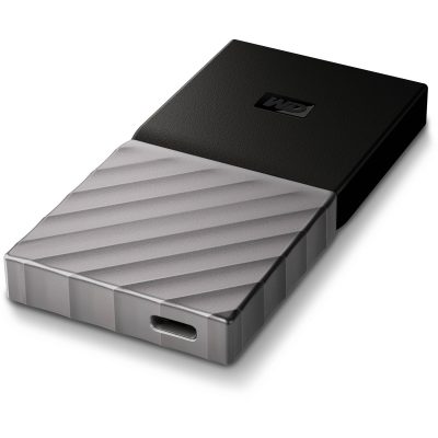 WDBK3E0010PSL WD MY PASSPORT 1TB SSD EXTERNAL PORTABLE DRIVE, USB-C, USB3.1 & USB3.0 (BLACK), 3YR