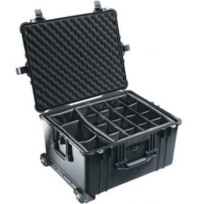 Pelican 1624 Waterproof 1620 Black Case with Dividers