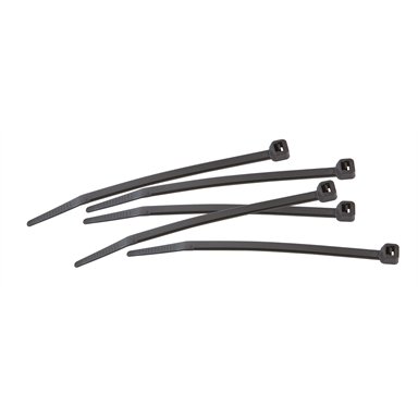4431308 Crescent 370 x 4.8mm Black Cable Ties - 100 Pack