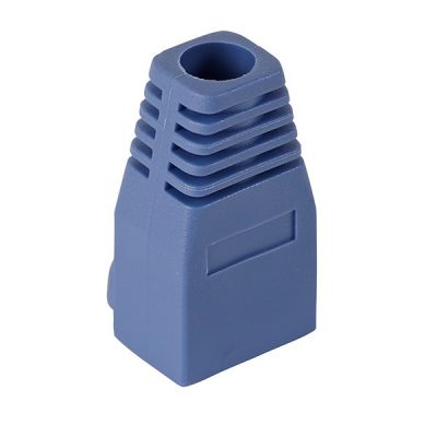 RJ45 Cable Boots - Colour: Blue - 10 Pack