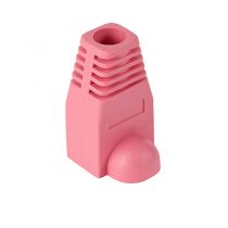 RJ45 Cable Boots - Colour: Pink - 10 Pack