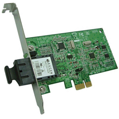 AN1000ESC PCI-E 1000Mb Multimode (LC) Fibre Network Adapter. 2Km