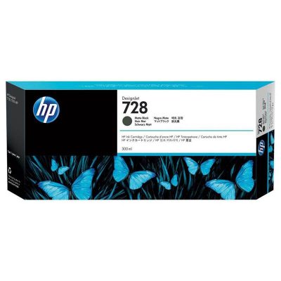 HP INK CARTRIDGE No 728 MatteBlack 300ml