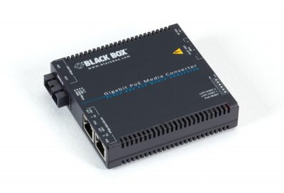 GIGABIT POE MEDIA CONVERTER - 10/100/1000BASE-T TO 850-NM MULTIMODE SC 550M