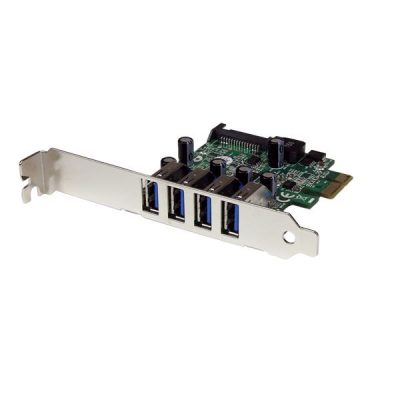4 Port PCI Express PCIe USB 3.0 Card