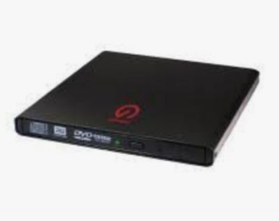 Shintaro External Slim Alloy USB2.0 DVD/CD Burner, with CyberLink DVD
