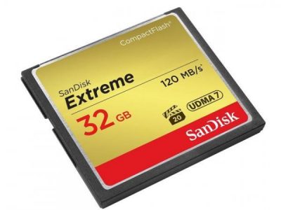 SANDISK Extreme CF 32GB, 120MB/s read, 85MB/s write