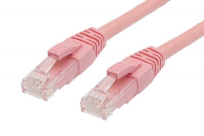 2m Cat 6 RJ45-RJ45 Network Cables - Colour: Pink