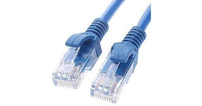 10m Cat 5E RJ45 - RJ45 Network Cable - Colour: Blue